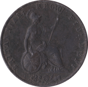 1858 HALFPENNY ( VF ) B - Halfpenny - Cambridgeshire Coins