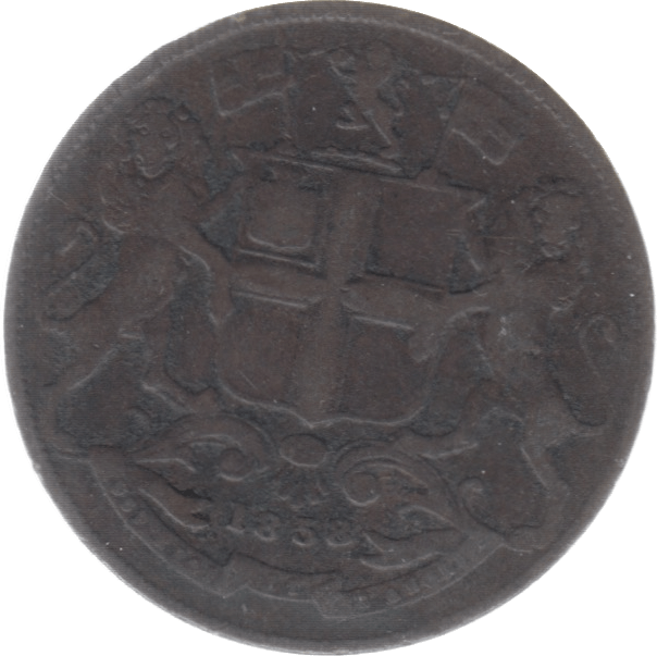 1858 INDIA 1/4 ANNA - WORLD COINS - Cambridgeshire Coins
