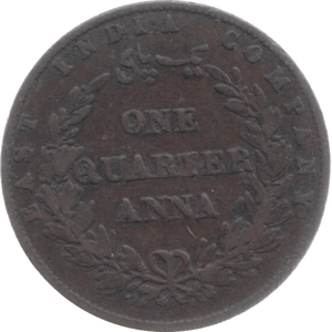 1858 INDIA 1/4 ANNA - WORLD COINS - Cambridgeshire Coins