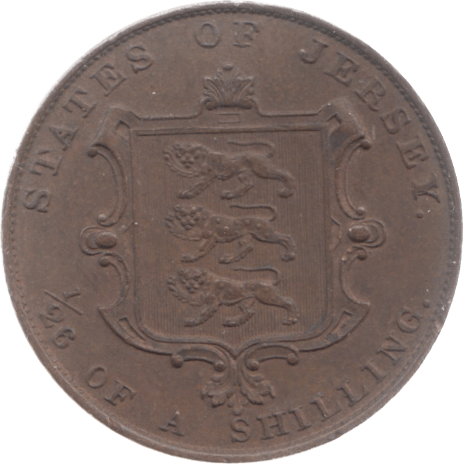 1858 JERSEY 1/26 OF A SHILLING 2 - WORLD COINS - Cambridgeshire Coins
