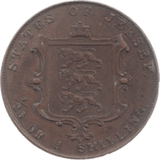 1858 JERSEY 1/26 OF A SHILLING - WORLD COINS - Cambridgeshire Coins