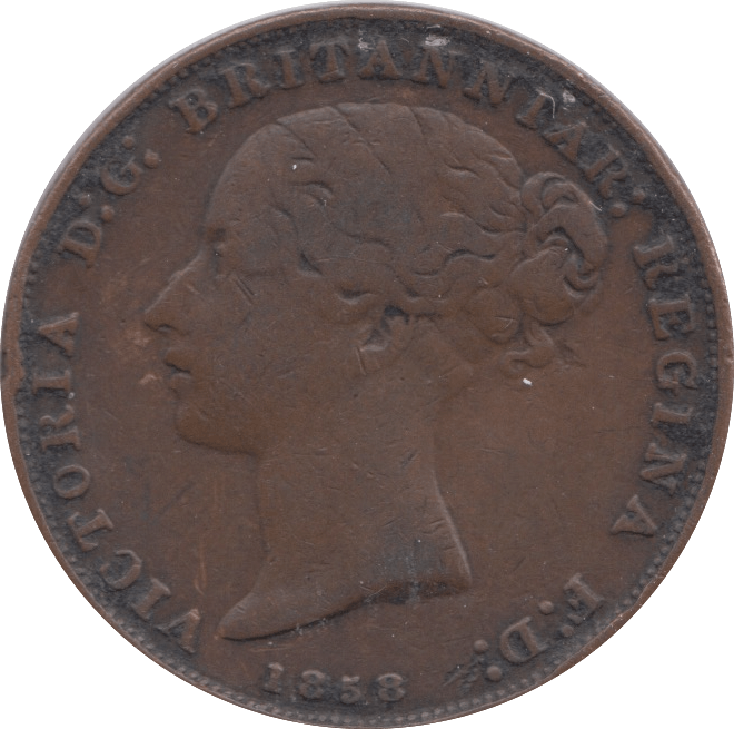 1858 JERSEY 1/26 OF A SHILLING - WORLD COINS - Cambridgeshire Coins