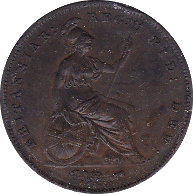 1858 PENNY ( AEF ) - Penny - Cambridgeshire Coins