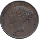 1858 PENNY ( AUNC ) 5 - Penny - Cambridgeshire Coins