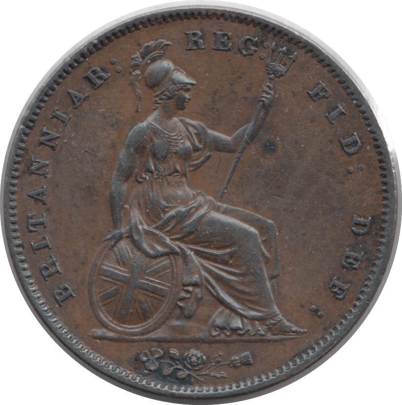 1858 PENNY ( AUNC ) 5 - Penny - Cambridgeshire Coins