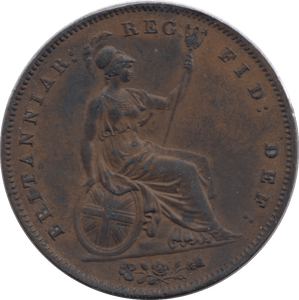 1858 PENNY ( AUNC ) - Penny - Cambridgeshire Coins