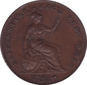 1858 PENNY ( EF ) B - Penny - Cambridgeshire Coins