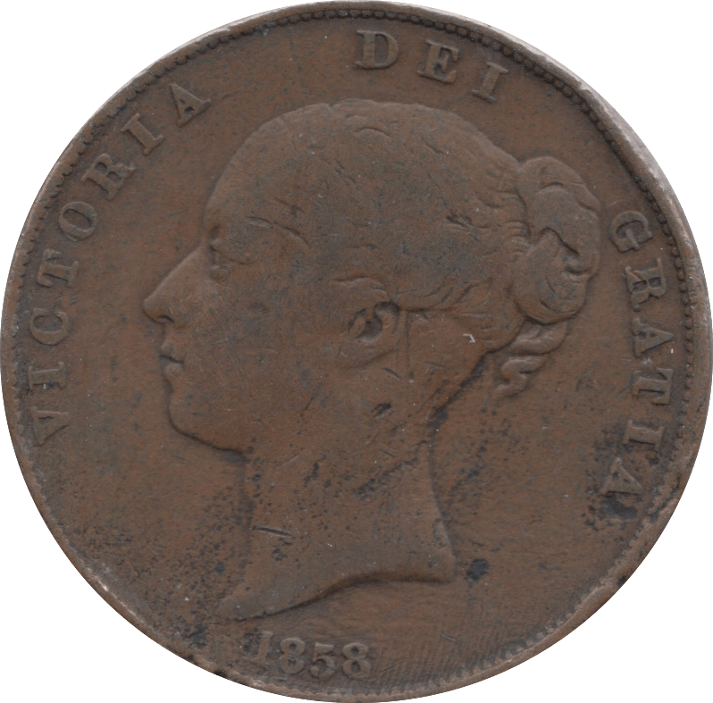 1858 PENNY ( FAIR ) I - Penny - Cambridgeshire Coins