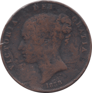 1858 PENNY ( FAIR ) - Penny - Cambridgeshire Coins