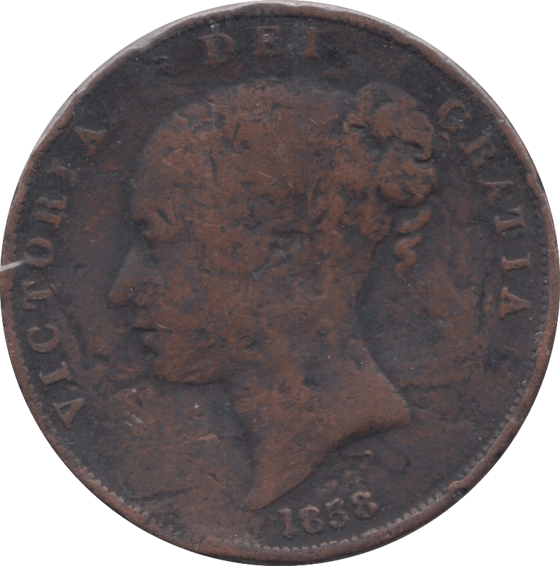 1858 PENNY ( FAIR ) - Penny - Cambridgeshire Coins