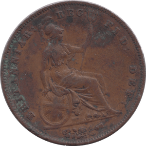 1858 PENNY ( FINE ) - Penny - Cambridgeshire Coins