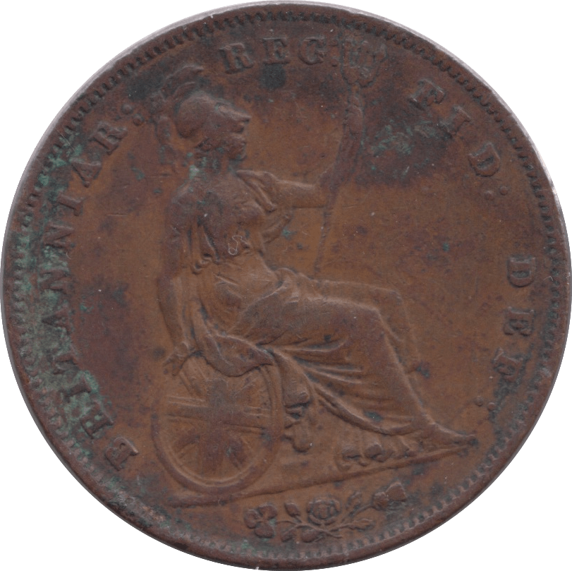 1858 PENNY ( FINE ) - Penny - Cambridgeshire Coins