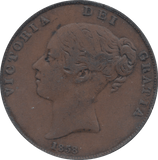 1858 PENNY ( GF ) 4 - Penny - Cambridgeshire Coins