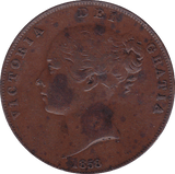 1858 PENNY ( GVF ) 8 OVER 3 - Penny - Cambridgeshire Coins