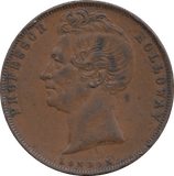 1858 Professor Holloway Penny Token - Token - Cambridgeshire Coins