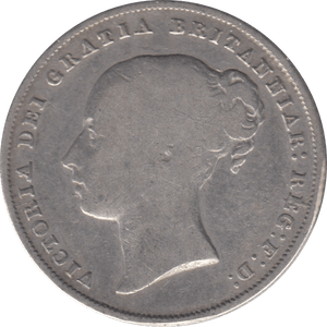 1858 SHILLING ( FINE ) - Shilling - Cambridgeshire Coins