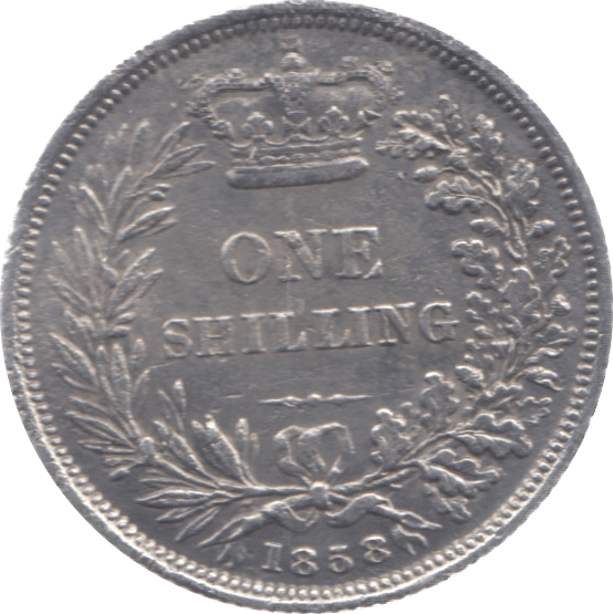 1858 SHILLING ( VF ) 9 - Shilling - Cambridgeshire Coins