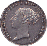1858 SIXPENCE ( EF ) - Sixpence - Cambridgeshire Coins