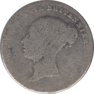 1858 SIXPENCE ( FAIR ) - Sixpence - Cambridgeshire Coins