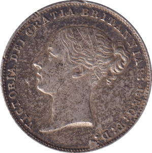 1858 SIXPENCE ( GVF ) - Sixpence - Cambridgeshire Coins