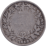 1858 SIXPENCE ( NF ) - Sixpence - Cambridgeshire Coins