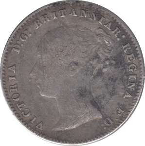 1858 THREEPENCE ( NF ) - Threepence - Cambridgeshire Coins