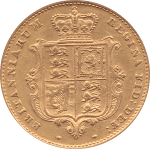 1859 GOLD HALF SOVEREIGN ( AUNC ) - Half Sovereign - Cambridgeshire Coins