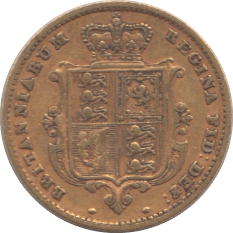 1859 GOLD HALF SOVEREIGN ( VF ) - Half Sovereign - Cambridgeshire Coins