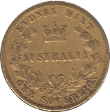 1859 GOLD SOVEREIGN AUSTRALIA ( VF ) - Gold World Coins - Cambridgeshire Coins