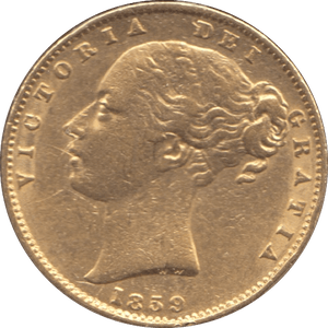 1859 GOLD SOVEREIGN ( GVF ) - Sovereign - Cambridgeshire Coins