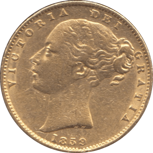 1859 GOLD SOVEREIGN ( GVF ) - Sovereign - Cambridgeshire Coins