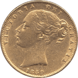 1859 GOLD SOVEREIGN ( GVF ) - Sovereign - Cambridgeshire Coins