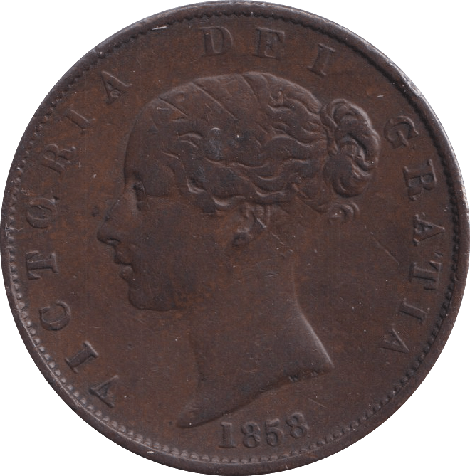1859 HALFPENNY ( VF ) - Halfpenny - Cambridgeshire Coins