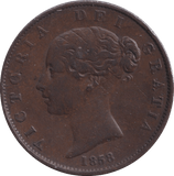 1859 HALFPENNY ( VF ) - Halfpenny - Cambridgeshire Coins
