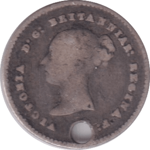 1859 MAUNDY TWOPENCE ( FAIR ) HOLED - MAUNDY TWOPENCE - Cambridgeshire Coins