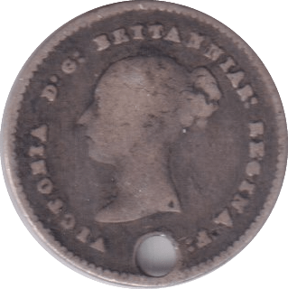 1859 MAUNDY TWOPENCE ( FAIR ) HOLED - MAUNDY TWOPENCE - Cambridgeshire Coins