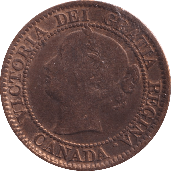 1859 ONE CENT CANADA - WORLD COINS - Cambridgeshire Coins