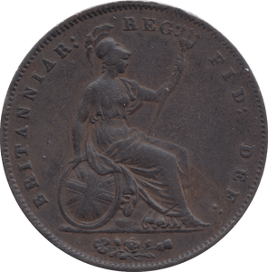 1859 PENNY ( GVF ) 1 - Penny - Cambridgeshire Coins