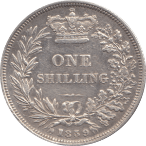 1859 SHILLING ( EF ) 6 - Shilling - Cambridgeshire Coins