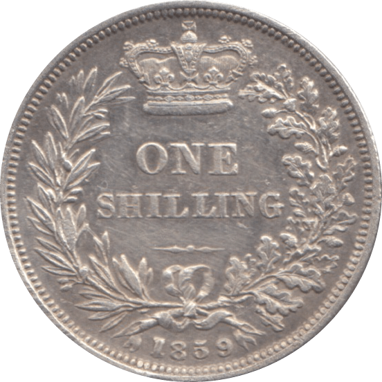 1859 SHILLING ( EF ) 6 - Shilling - Cambridgeshire Coins