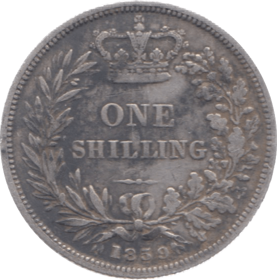 1859 SHILLING ( FINE ) 9 - Shilling - Cambridgeshire Coins
