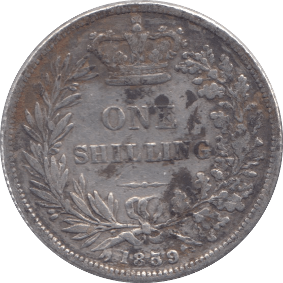 1859 SHILLING ( FINE ) - Shilling - Cambridgeshire Coins
