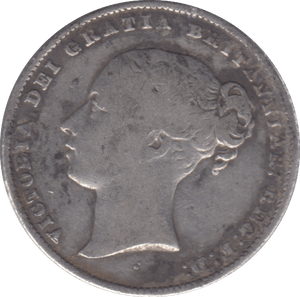 1859 SHILLING ( FINE ) - Shilling - Cambridgeshire Coins