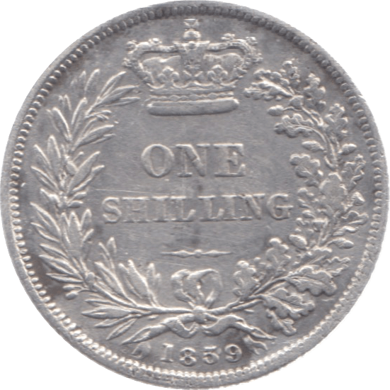 1859 SHILLING ( GF ) 10 - Shilling - Cambridgeshire Coins