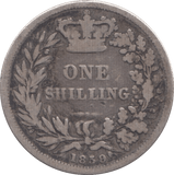 1859 SHILLING ( NF ) - Shilling - Cambridgeshire Coins