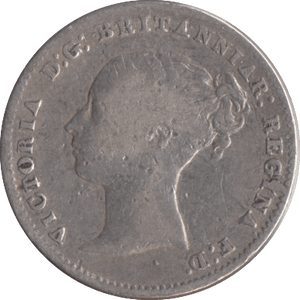 1859 SILVER THREEPENCE ( FINE ) - Threepence - Cambridgeshire Coins