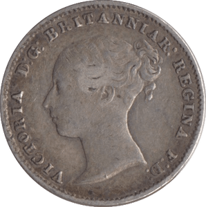 1859 SILVER THREEPENCE ( FINE ) - Threepence - Cambridgeshire Coins