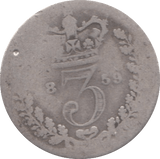 1859 THREEPENCE ( FAIR ) - Threepence - Cambridgeshire Coins