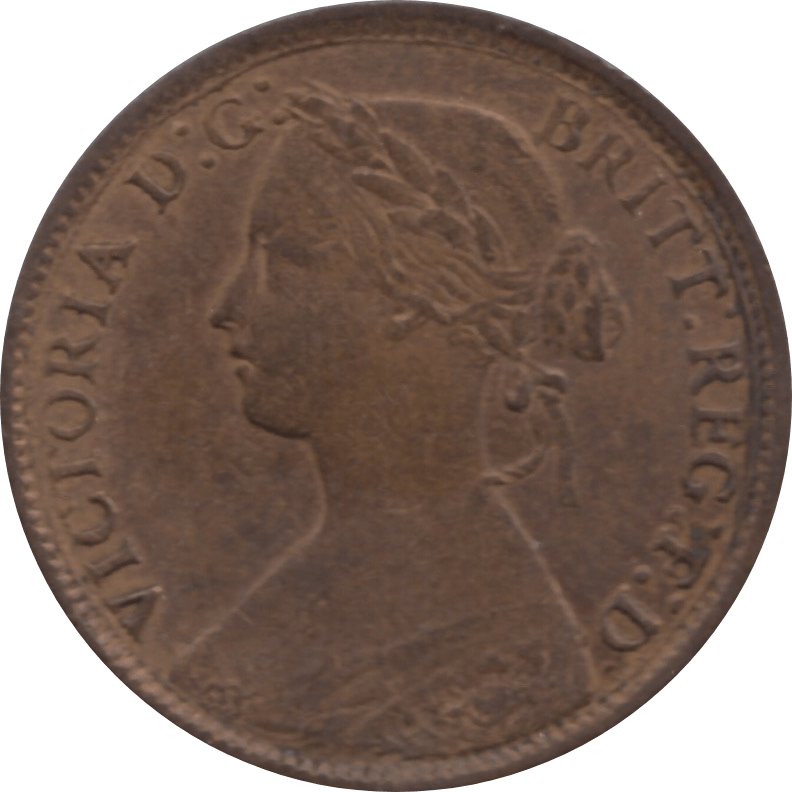 1860 FARTHING 2 ( EF ) 93 - Farthing - Cambridgeshire Coins