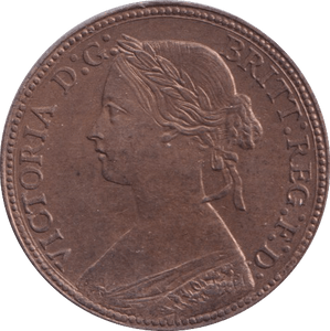 1860 FARTHING ( BU ) - Farthing - Cambridgeshire Coins